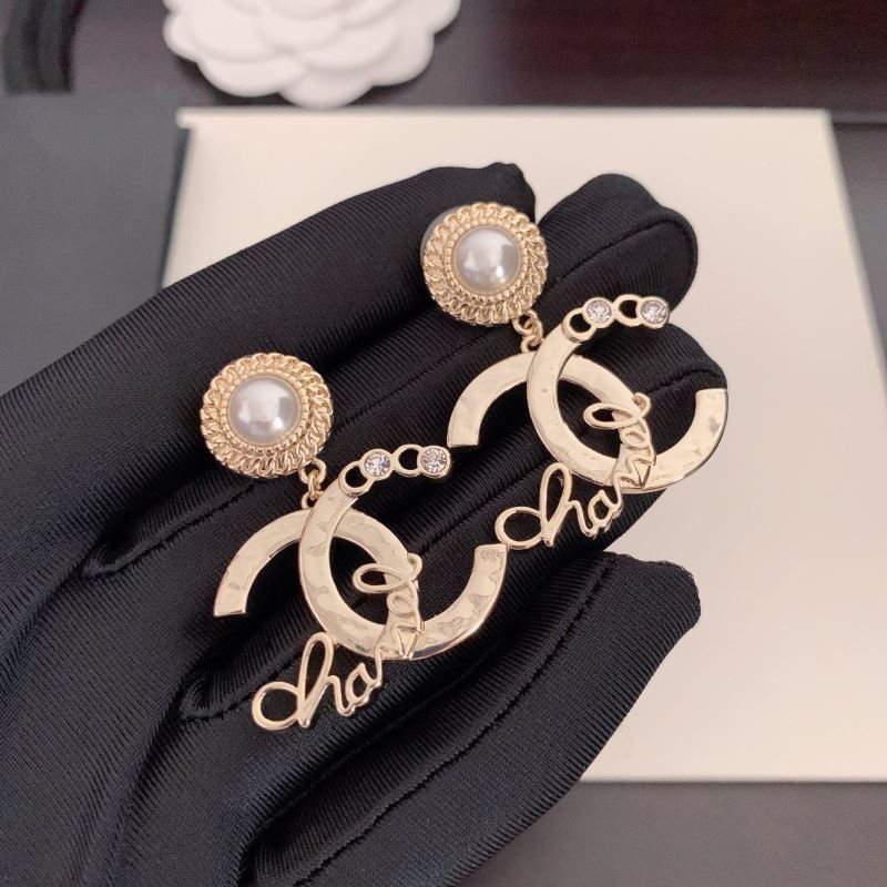 Ch*el earrings